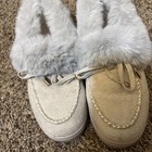 Gray  Moccasins - Fur Lined - Casual Shoe - Size 7 Worn 1x 
