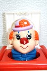 Vintage 1988 Jack In The Box Clown Wind Up Toy Meritus Industries Works 