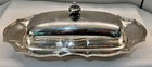 Vintage Joanne Silverplate Butter Dish Glass Insert By International Silver Co 
