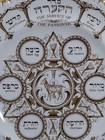 1960s Spode Bone China England The Service Of The Passover 10 25   Seder Plate