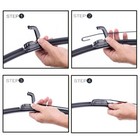 22    22  Windshield Wiper Blades All Season Bracketless Hook Beam Wipers Pair