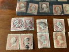 Study Lot Of 20 Us Washington 1 Cent Postage Stamps  Pairs  Var    64   11  23