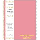 2027-2031 Monthly Planner - 5 Year Planner calendar - 60 Pink