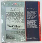 2005 Us Marine Corps Coin   Stamp Set - Includes Uncirculated Silver Dollar Coin