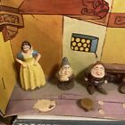 Vintage Marx Disneykins Snow White Mini Playset In Box Missing Table     