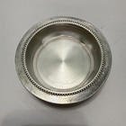 W   S Blackington Silver Plate Candle Holders Or Coasters Set Of 2