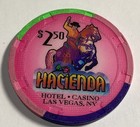 Hacienda Hotel Casino  2 50 Casino Chip- Las Vegas 1995 Obsolete