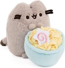 Gund Pusheen The Cat 10 Year Anniversary Dx Ramen Bowl  A Cute Stuffed Cat