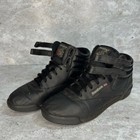 Vintage Reebok Classic Hi Top Womens 6 Shoes Aerobic Sneakers Freestyle Black