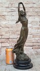 Huge Sale Bronze Metal Statue Marble Base Mother Nature Goddess Love Great Sale