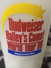 Vintage Budweiser Plastic  Mug Cup 1986 Halley   s Comet World Tour - Glow In Dark