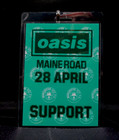 Oasis Maine Road 28-april-1996  Unused Laminated Pass   Lanyard   Wrist Band