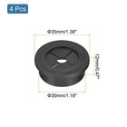 4 Pcs Cable Cord Grommet 1-3 16 Inch Desk Grommet Flexible Rubber Grommets