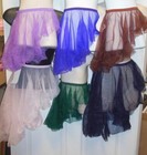  Dance Chiffon Asymmetrical Ballet Skirt Many Colors 1 Layer Ruffled  Girls lady