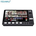 Feelworld L4 10 1  Multi-camera Video Mixer Switcher 5-channel Hdmi Touch-screen