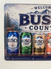 Busch Light Beer Sign - Evolution Of Cans - Busch Country John Deere Camo Apple