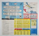 1958 Ss Evangeline Cruise Miami West Indies Deck Plan Vintage Travel Brochure