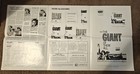 Giant  1970  Original Re-issue Pressbook James Dean Elizabeth Taylor Rock Hudson