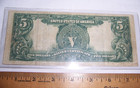 1899 Five Dollar  5 Silver Certificate Note Indian Chief Note No Holes