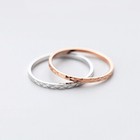 925 Sterling Silver Bling Thin Dainty Band Knuckle Midi Above Ring A3226