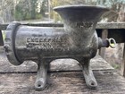 Vintage Enterprise No  32 Tinned Meat Grinder No Handle