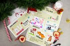 Letter To Santa Claus With Customizable Envelope 4 Pieces