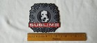 Sublime Black  Red   White Loudog 3 25 X 3 Inch Iron On Patch