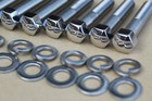 01204-08557 Suzuki Gt750 Small Cylinder Head Bolt Set Stainless Steel 