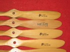  9 8 Vintage Top Flite 10-8 Wide Wood Props Glow Model Airplane Engine