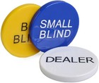 Smartdealspro 3pcs Small Blind  Big Blind And Dealer Poker Buttons
