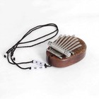 8 Key Mini Kalimba Exquisite Finger Thumb Piano Marimba Musical Good Brown