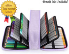 Colored Pencil Case 300 Slots Pen Pencil Bag Organizer High Capacity Pens Holder