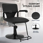 Black 360  heavyduty Salon Hydraulic Barber Chair All Purpose Beauty Hair Styling
