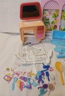 Vintage Barbie Doll Mixed Lot Of Play Set Pieces From 70s Or 80s