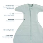 Halo Baby Swaddle Stretch Wrap Sleep Sack - Calm Sage Nb 0-3 Months Nwt New