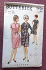 Vtg 1960s Butterick 3878 Raglan Sleeve Belted Dress Sewing Pattern 16 36 Bust