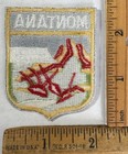 Vintage Montana Shield Flag Embroidered Iron On Felt Patch Travel Souvenir