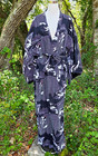 Japanese Yukata Kimono Men Carp Cotton Robe Made In Japan Size 63 