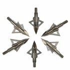 12pcs Archery Broadheads 100 125gr 3-blade Hunting Arrow Points Screw-in Tips  