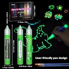 Roizefar Fabric Paint  10 Colors Glow In 0 68 Fl Oz  pack Of 10   Multicolor 