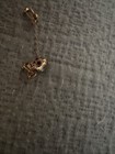 Kappa Kappa Kappa Skull Badge 10k Blue Sapphire Eyes Tri Kappa Pin
