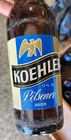 22 Vintage Koehler Beer Glass Bottles W Labels In Narragansett Cardboard Case