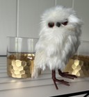 Realistic Owl Fuzzy Cute Winter Woodland Decor 5    Tall And Lovable