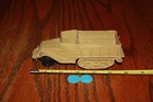 Damaged Vintage Marx Desert Fox Tan Army Half-track Read - Mpc