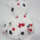 Ty Beanie Babies Glory The Bear 1998 White Star American Flag Plush Toy 8 5 Inch
