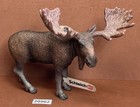 Schleich Moose Family 2009 Retired Wildlife Animal Figures 4  Adults 2  Baby