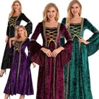 Women Medieval Princess Dress Halloween Party Renaissance Cosplay Costumes