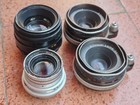 4 Vintage Lenses Untested