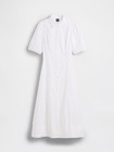 Gap-barrel-sleeve Maxi Shirtdress