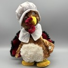 Video  Dan Dee Animated Turkey Time Trot Pilgrim Plush Dancing Thanksgiving Euc